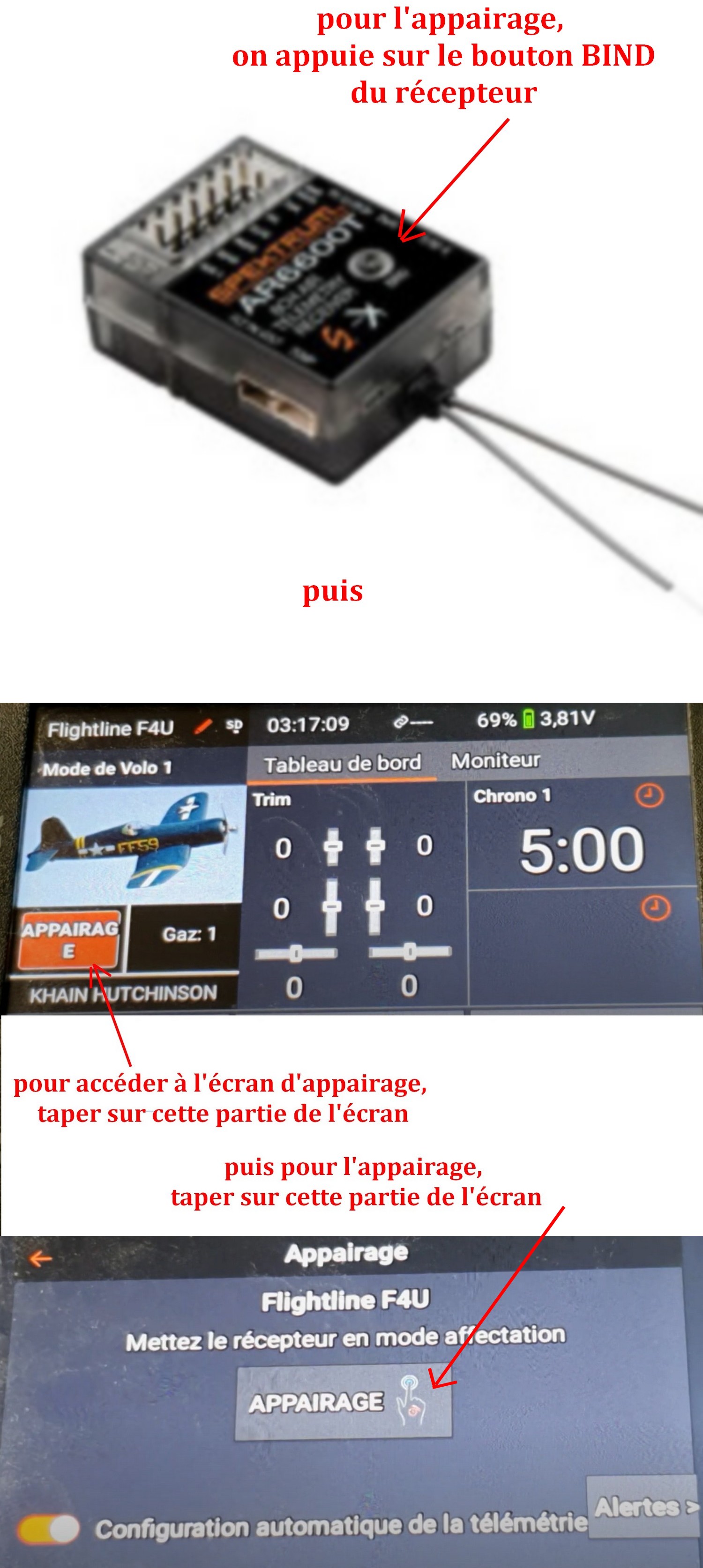 Méthode d'appairage